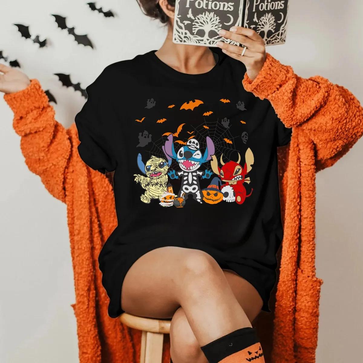 Stitch Ghost Halloween Shirt 3