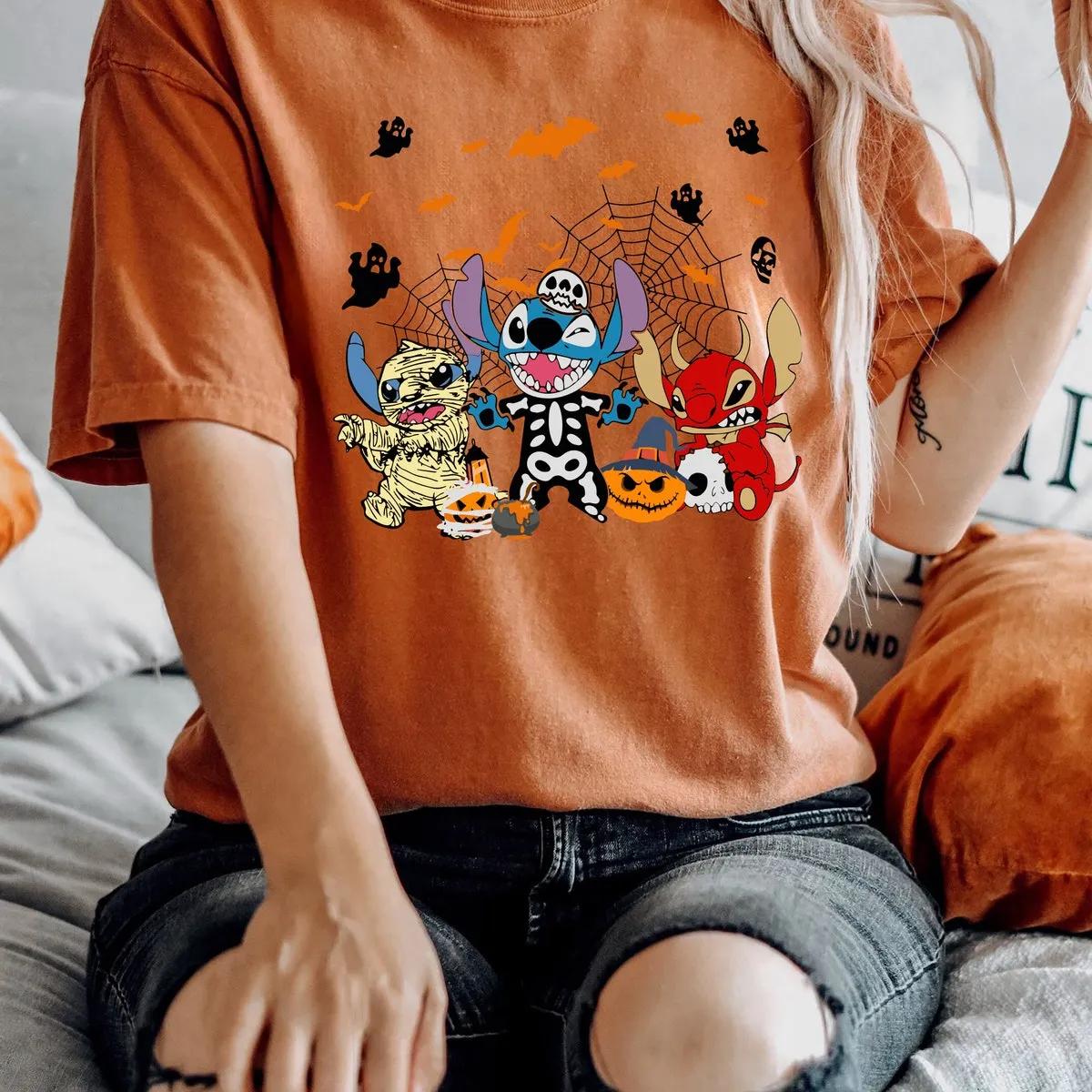 Stitch Ghost Halloween Shirt 6