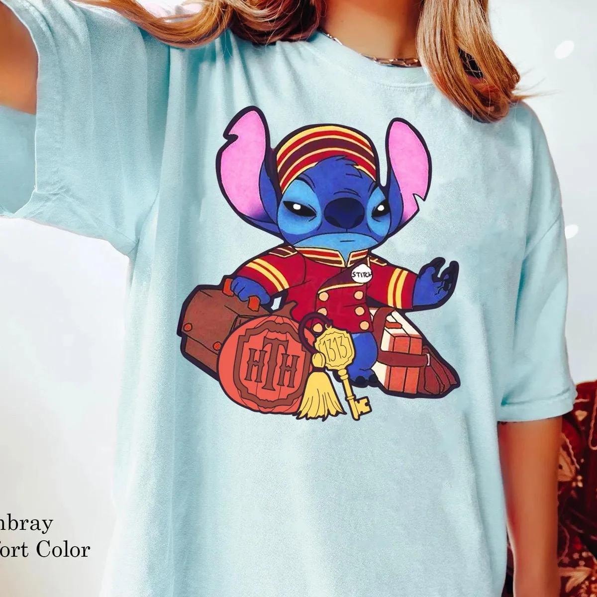 Stitch Hollywood Tower Hotel Disney Shirt 6 1