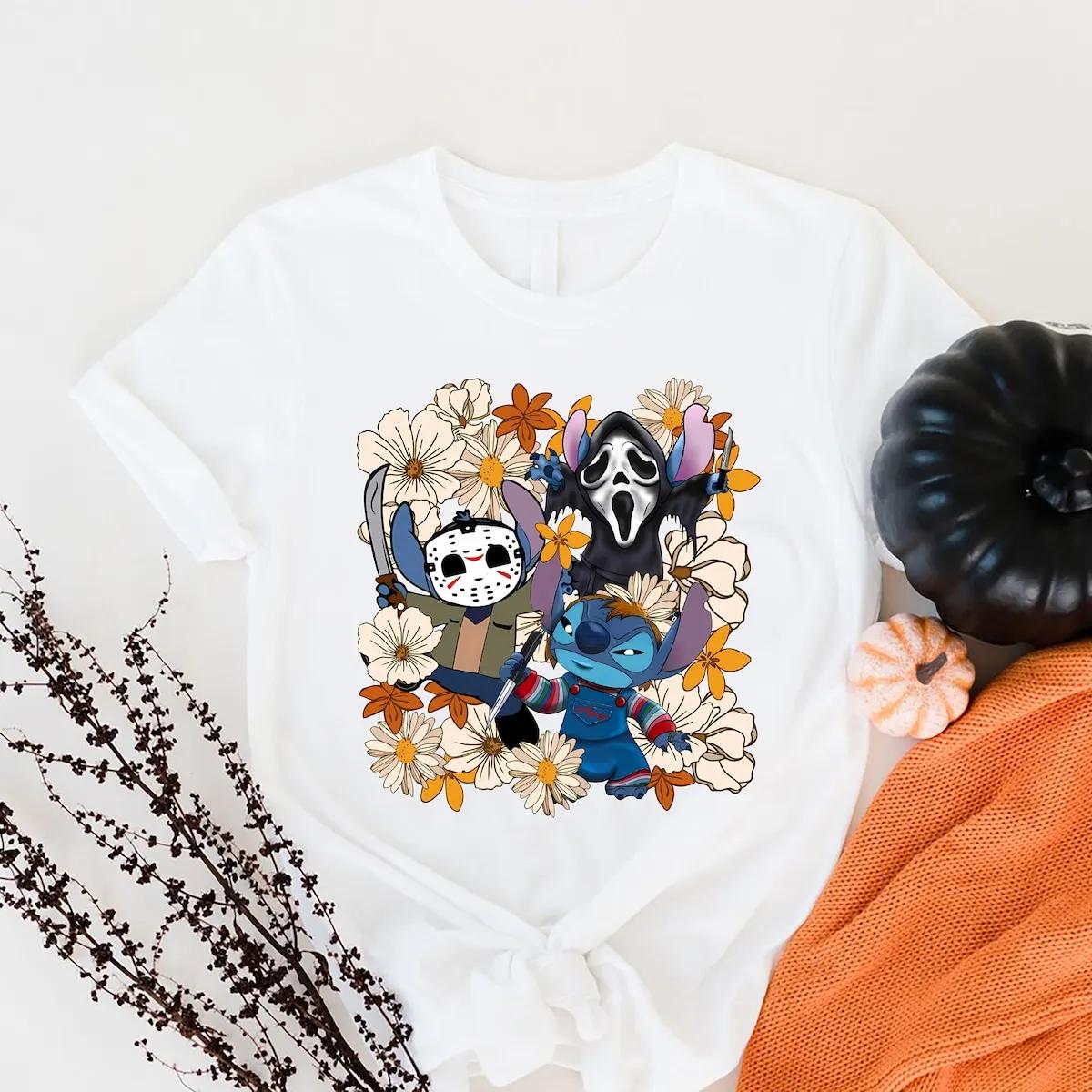 Stitch Horror Halloween Shirt 3