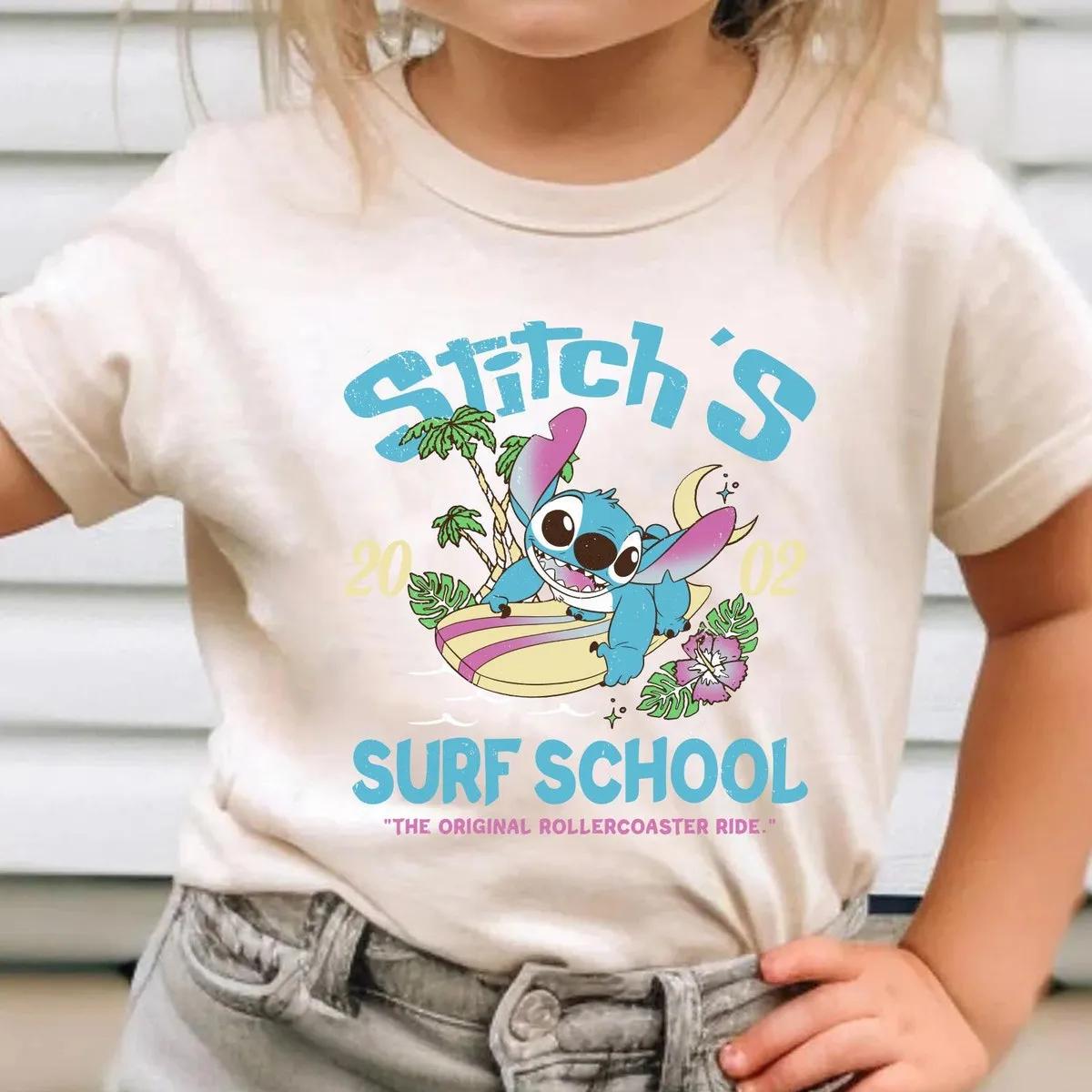 Stitchs Surf School Shirt Lilo And Stitch Tee 2