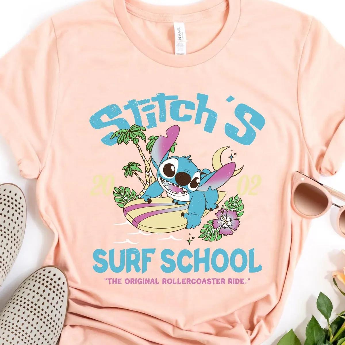 Stitchs Surf School Shirt Lilo And Stitch Tee 6