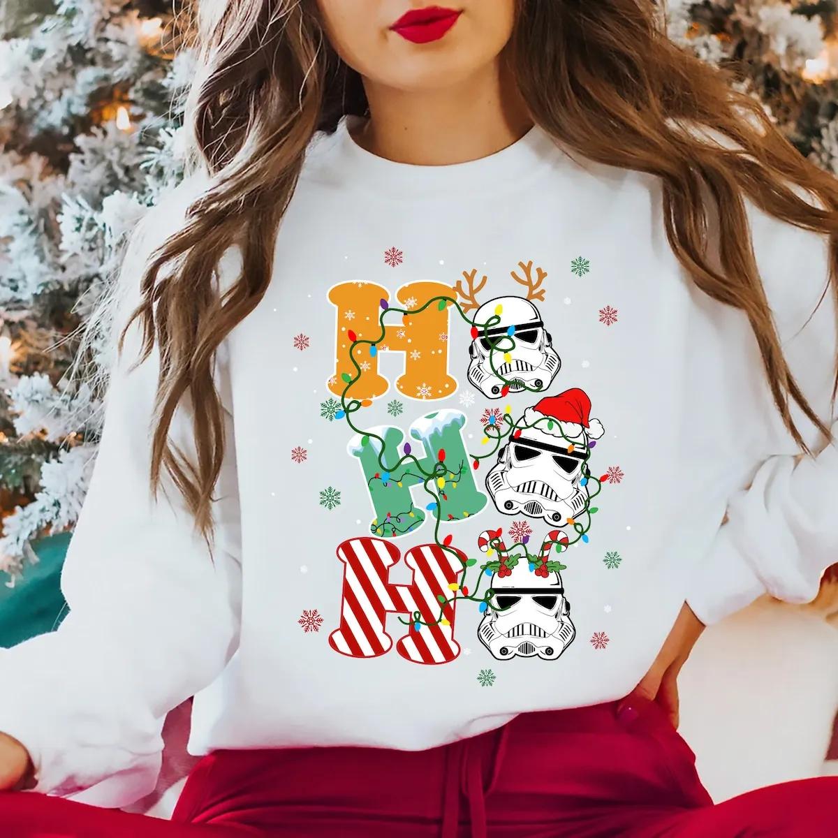 Storm Trooper Christmas Lights Disney Shirt 2 1