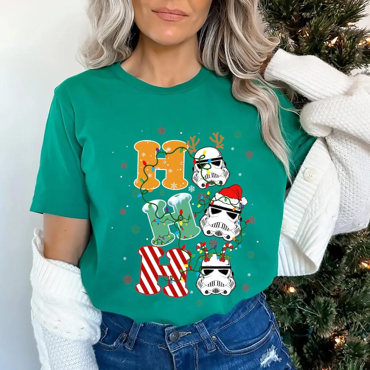 Storm Trooper Christmas Lights Disney Shirt 4 1