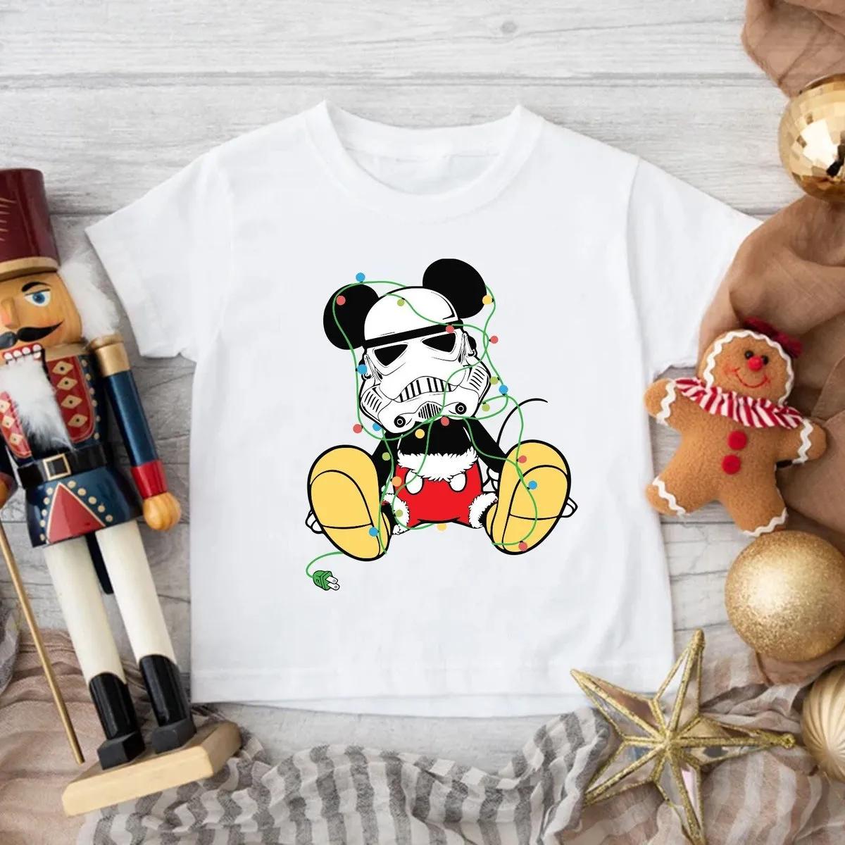 Storm Trooper Mickey Ears Christmas Disney Shirt 1 1