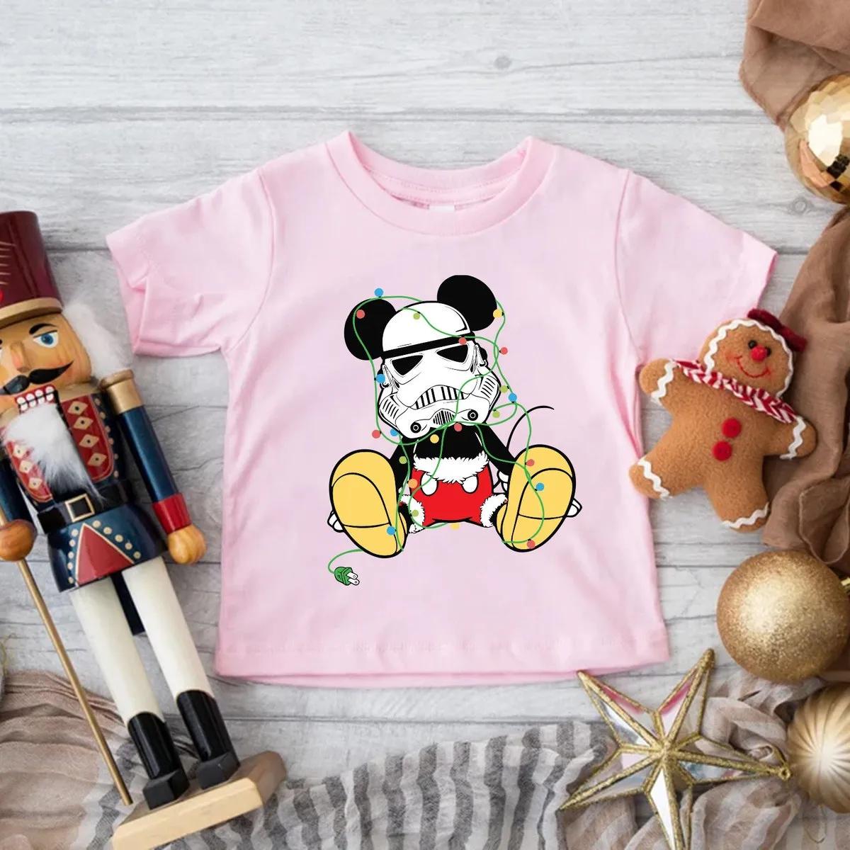 Storm Trooper Mickey Ears Christmas Disney Shirt 2 1