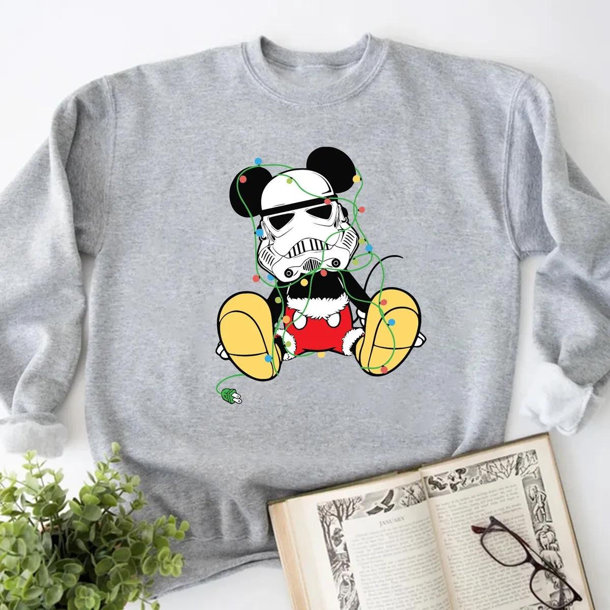 Storm Trooper Mickey Ears Christmas Disney Shirt 4 1