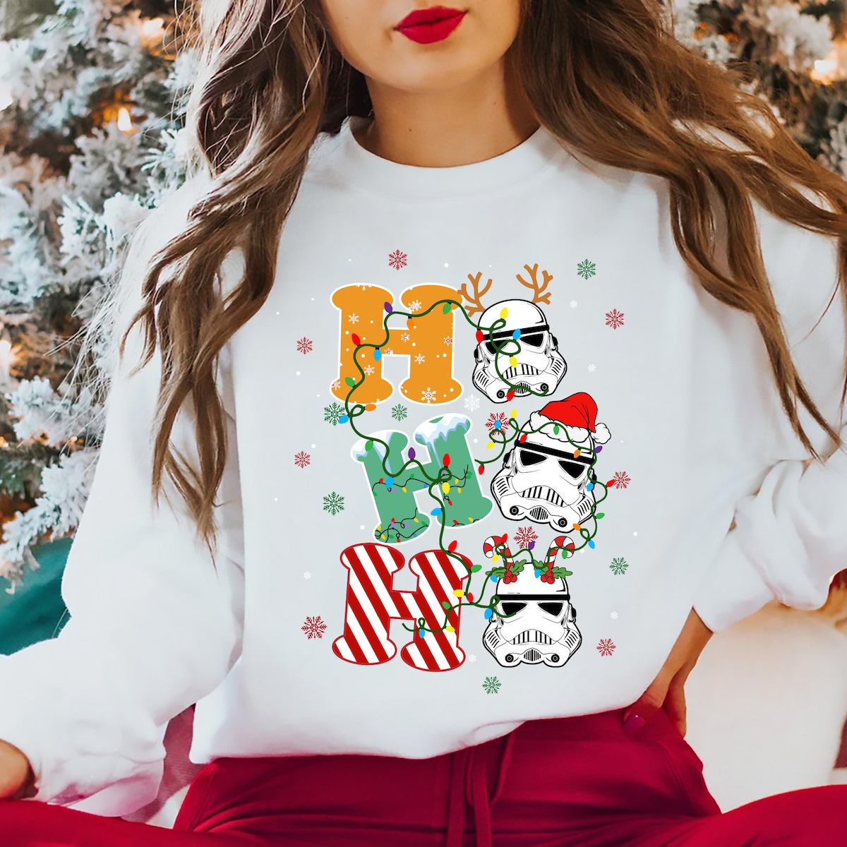 Storm Trooper Star Wars Christmas Lights Shirt 2