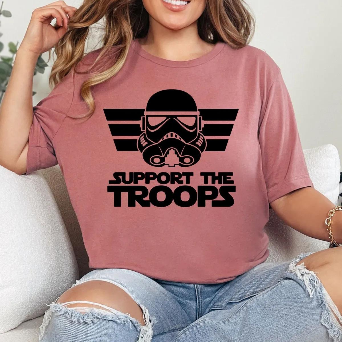 Support The Troops Shirt Disney Star Wars Tee 5 2