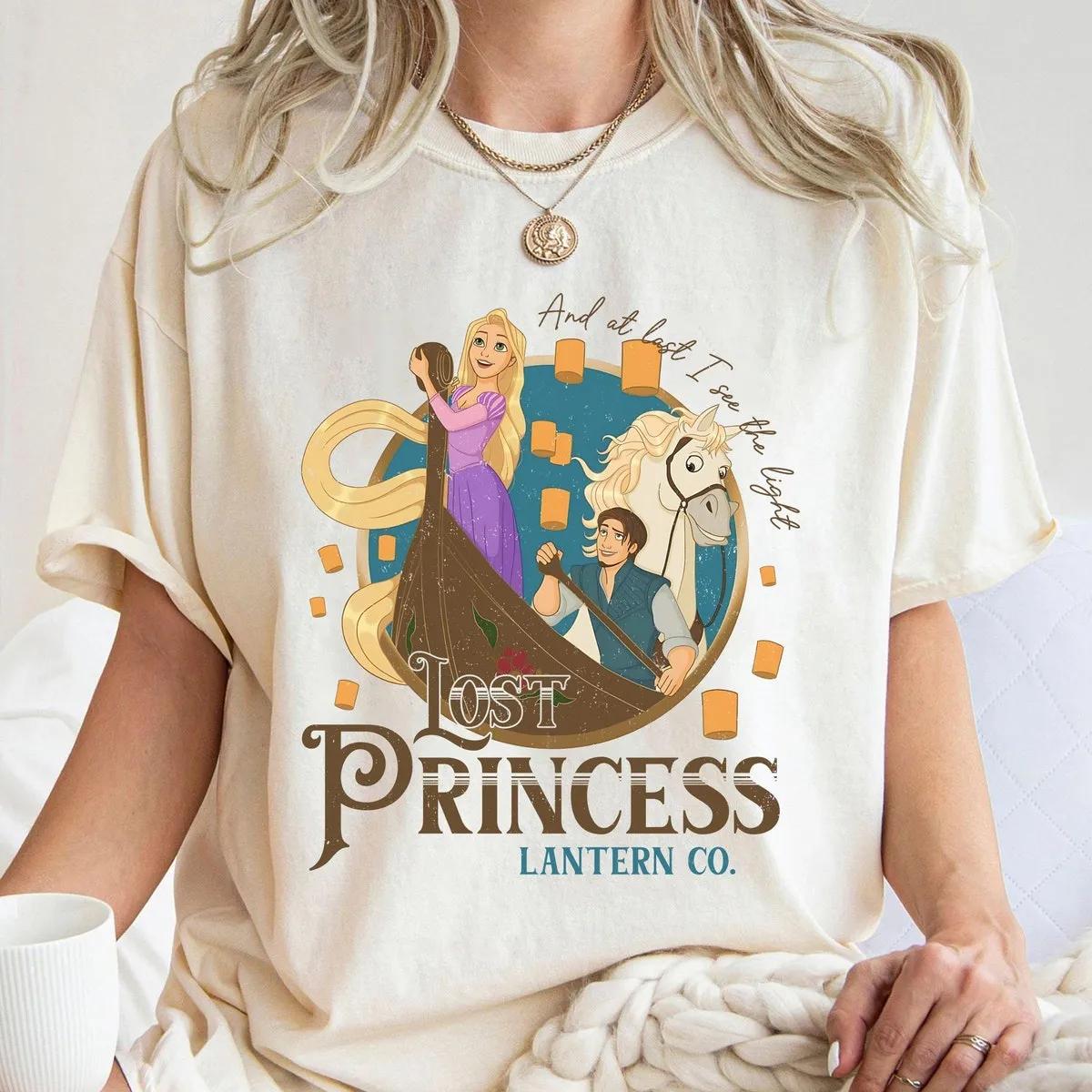 Tangled Rapunzel Princess Flynn Rider Lost Princess Shirt 1 1