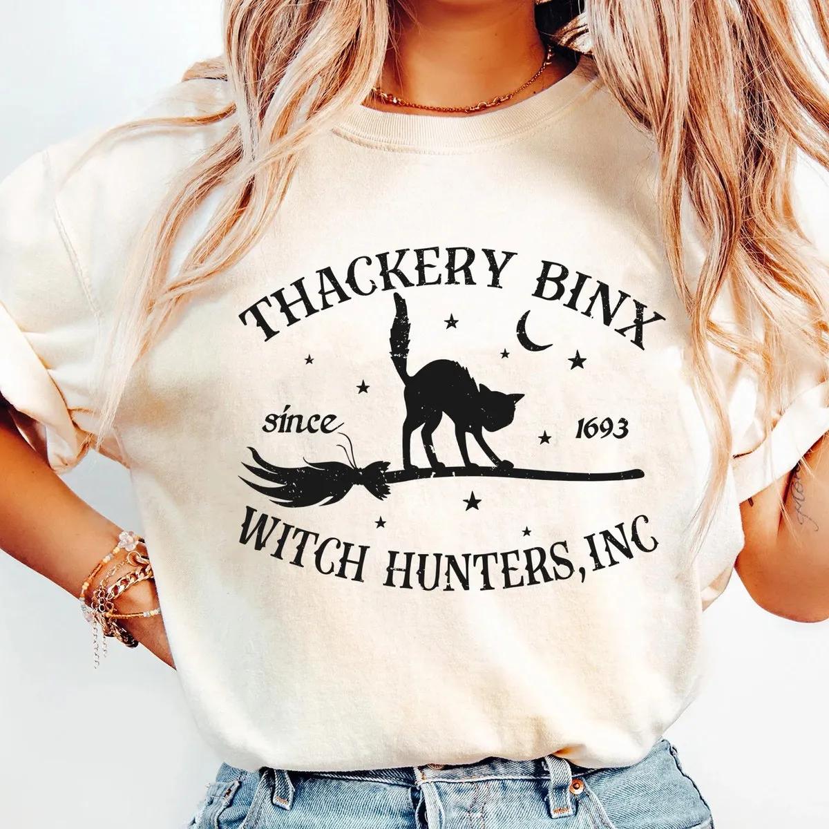 Thackery Binx Witch Hunters Inc Halloween Shirt 1