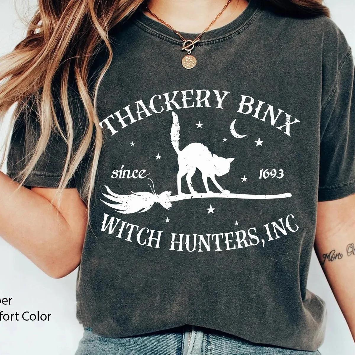 Thackery Binx Witch Hunters Inc Halloween Shirt 2