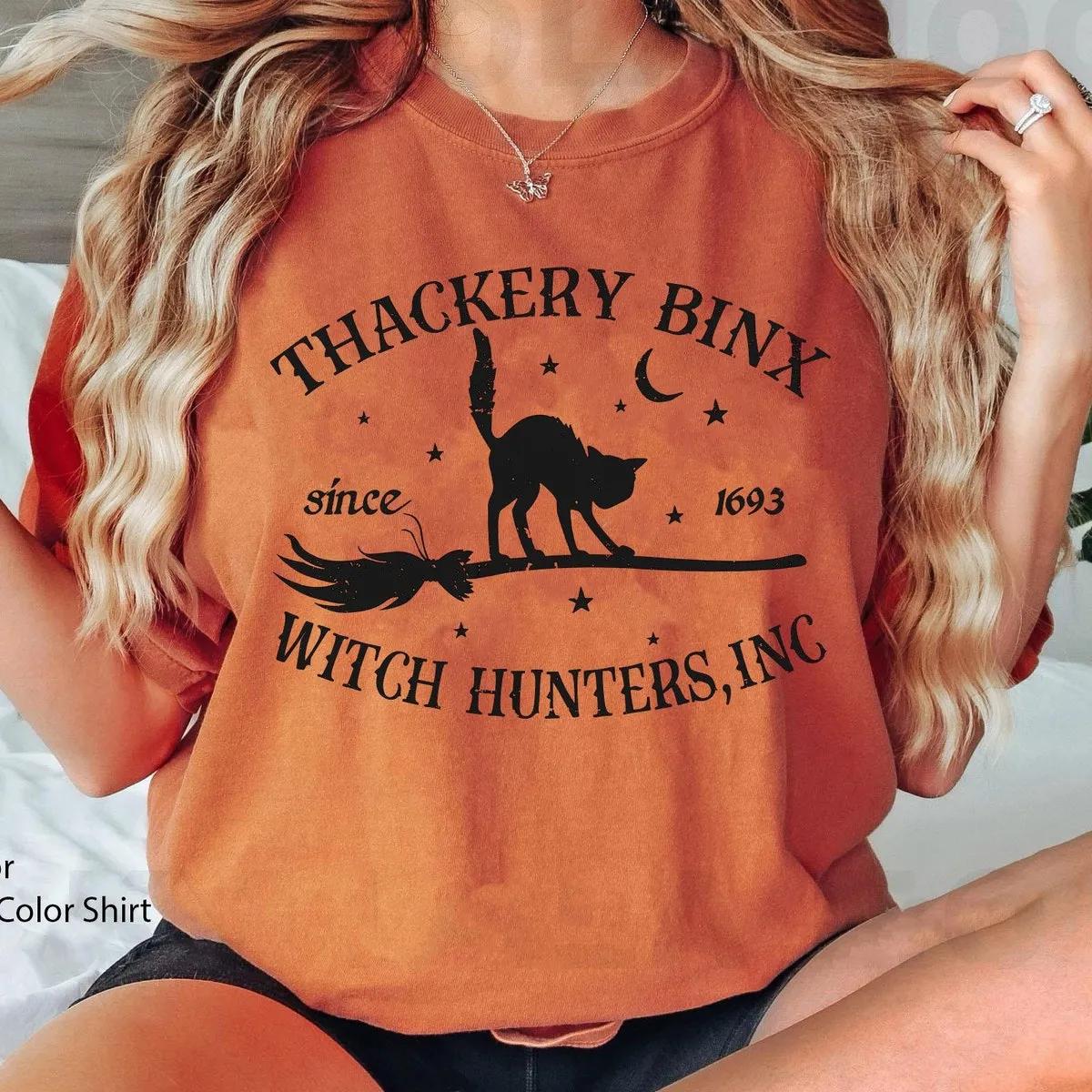 Thackery Binx Witch Hunters Inc Halloween Shirt 3