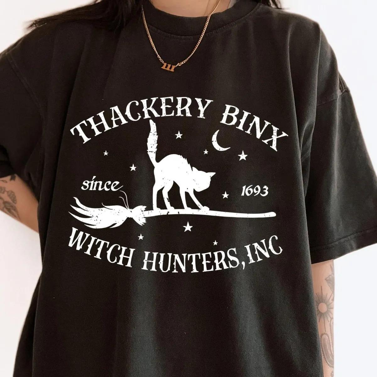 Thackery Binx Witch Hunters Inc Halloween Shirt 4