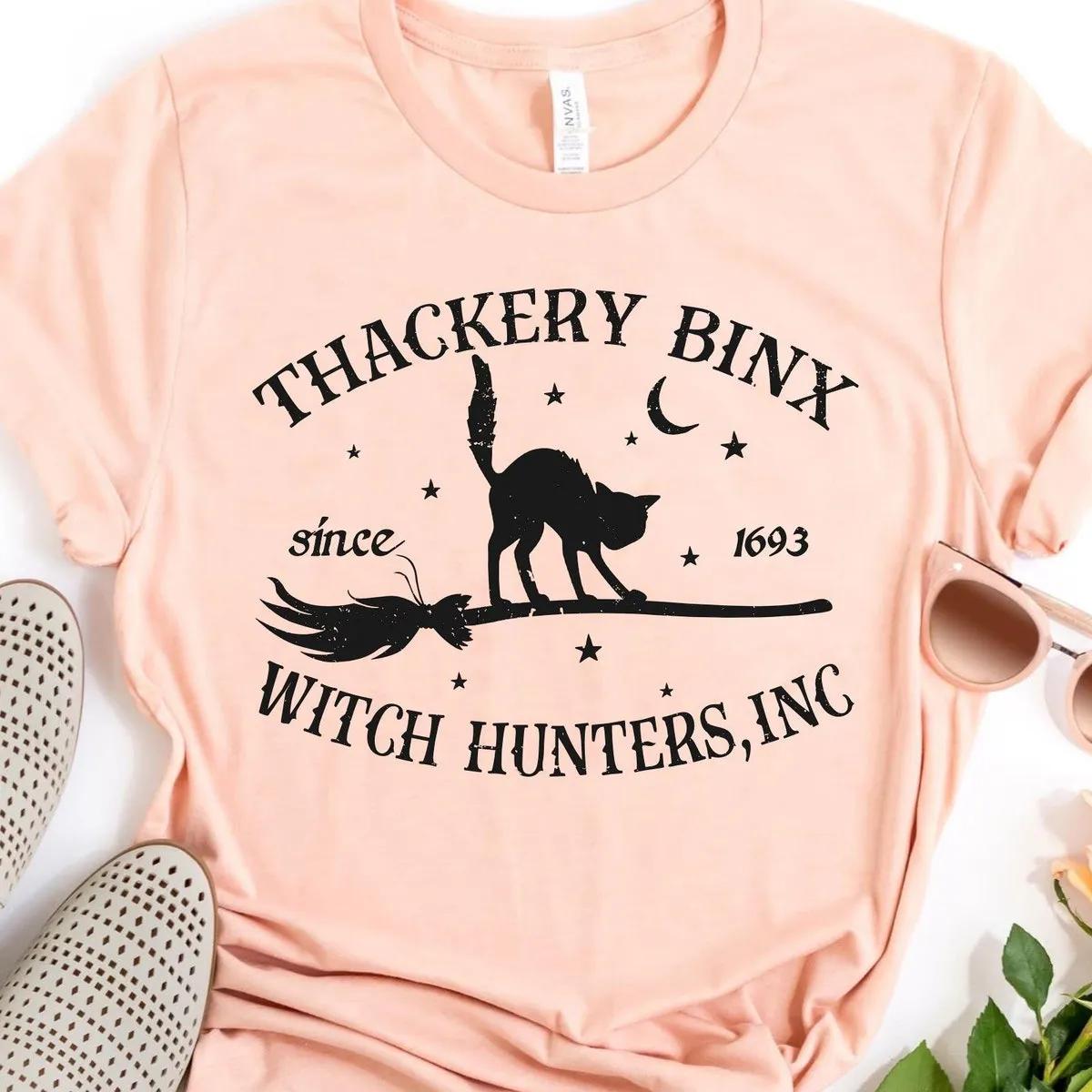 Thackery Binx Witch Hunters Inc Halloween Shirt 5