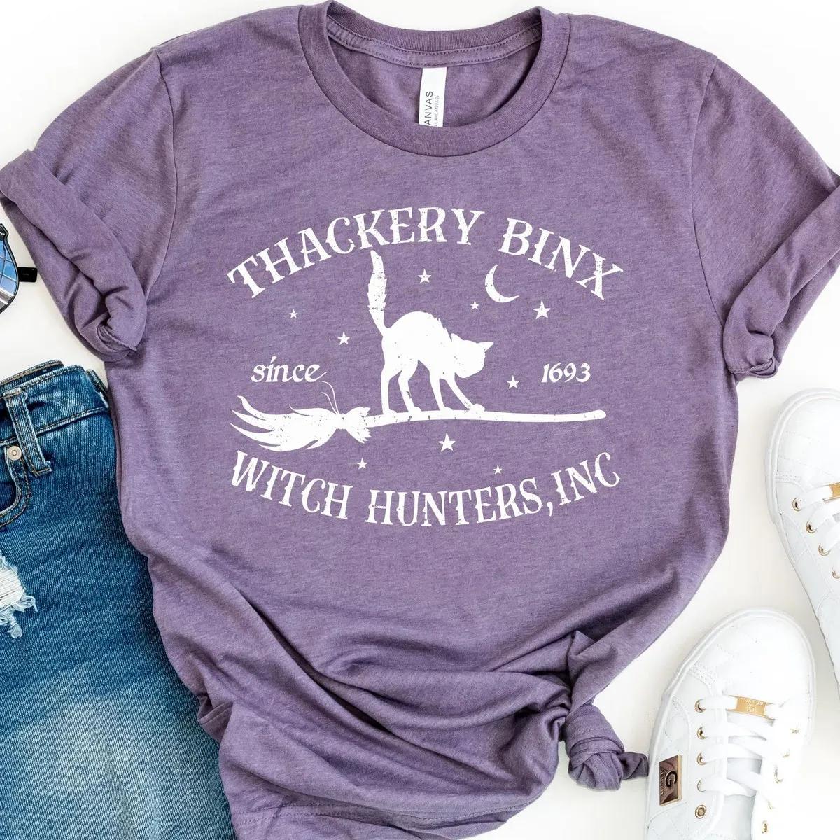 Thackery Binx Witch Hunters Inc Halloween Shirt 6