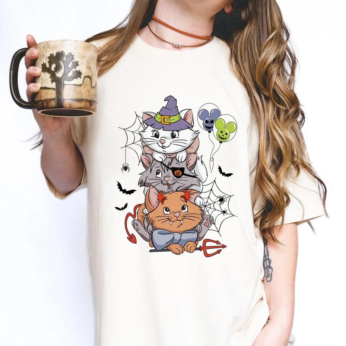 The Aristocats Halloweens Shirt Magic Kingdom Disney Cats Tee 2