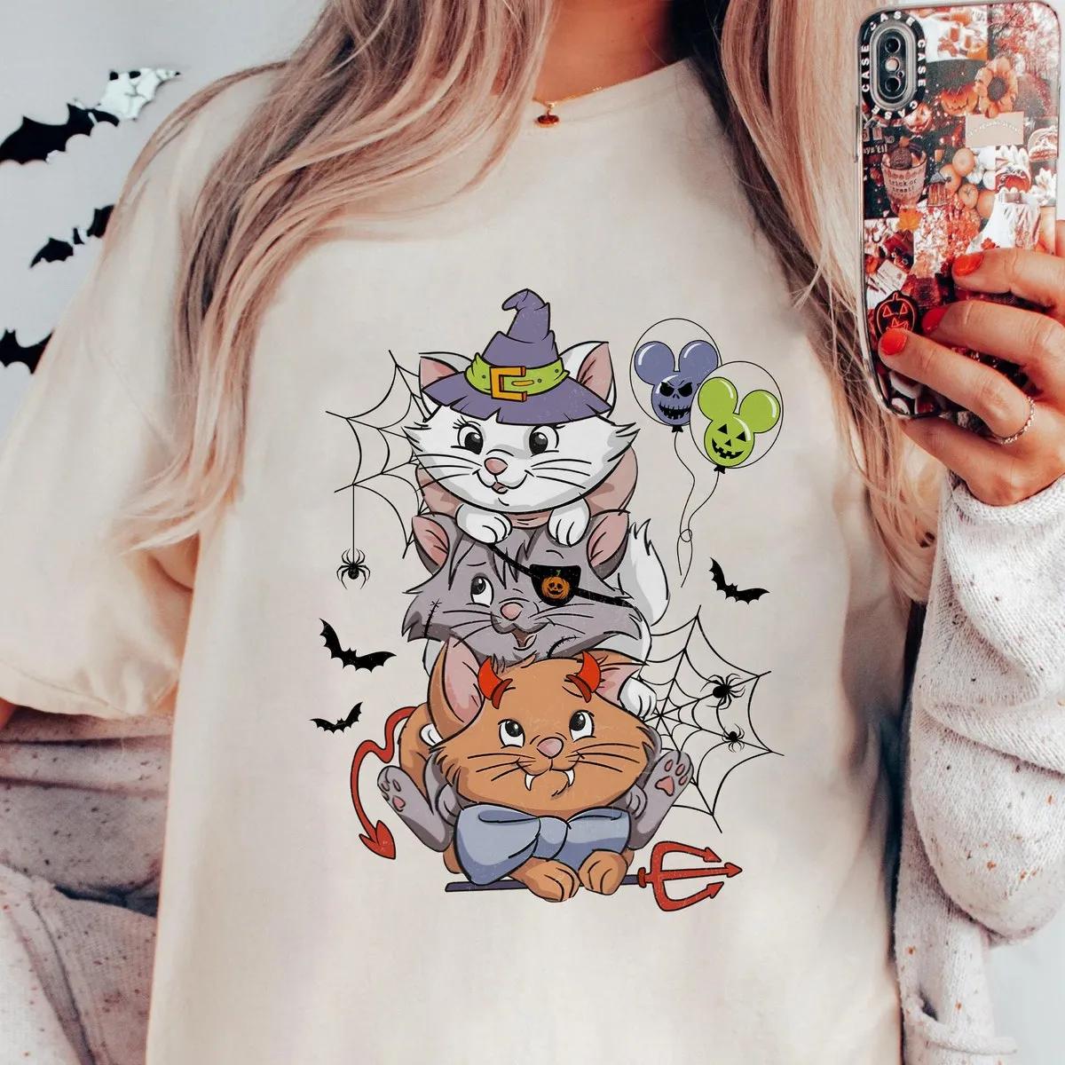 The Aristocats Halloweens Shirt Magic Kingdom Disney Cats Tee 3