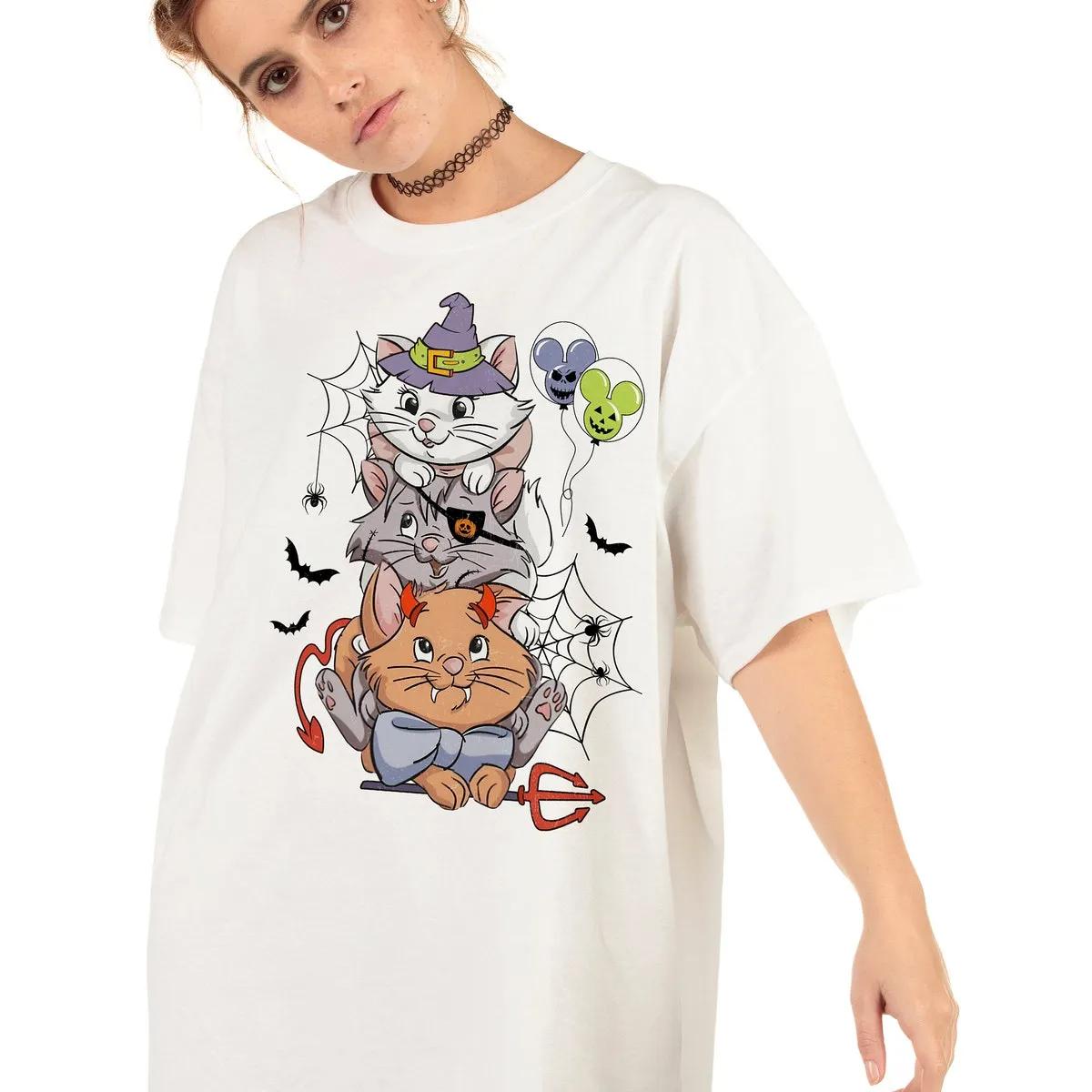 The Aristocats Halloweens Shirt Magic Kingdom Disney Cats Tee 5