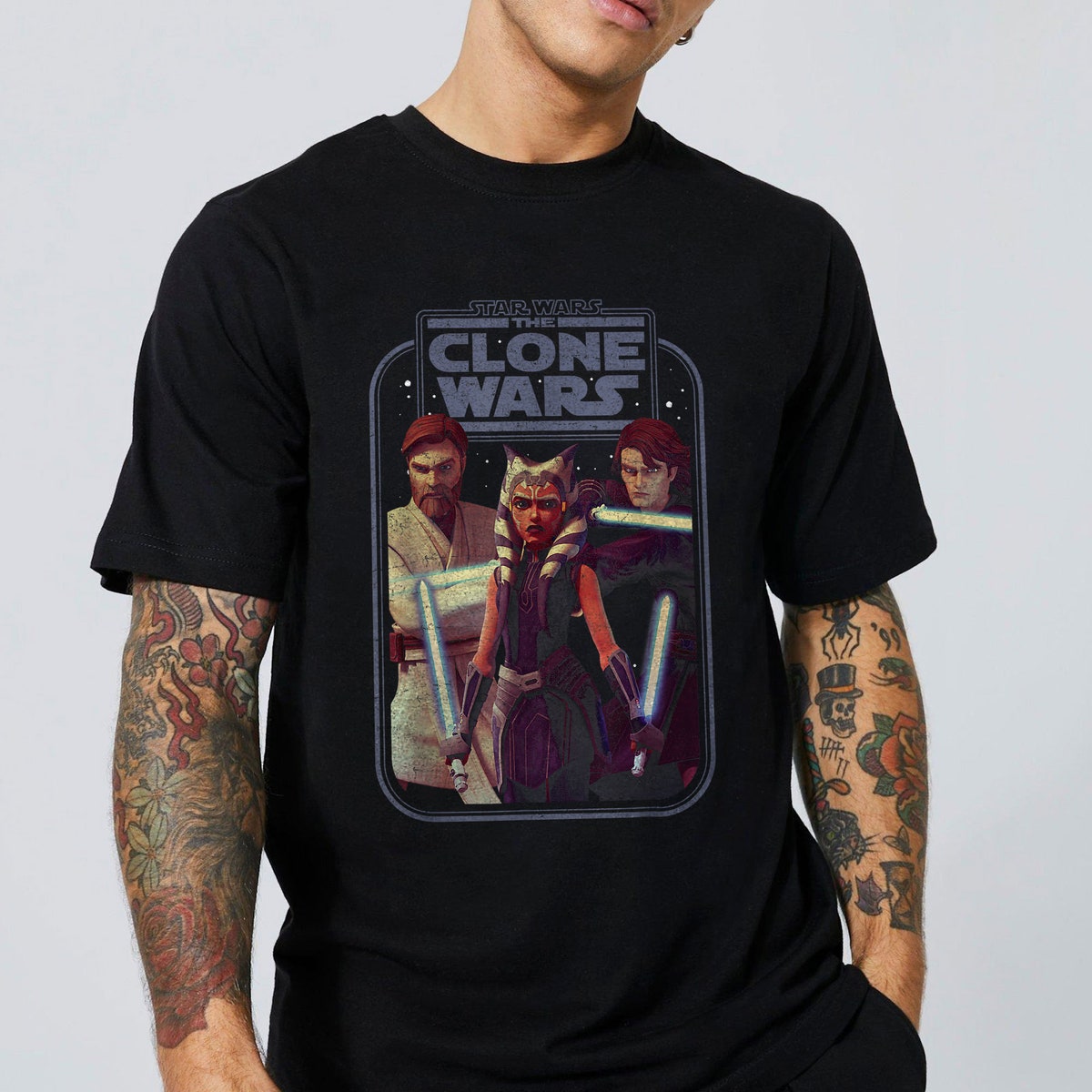 The Clone Wars Heroes Group Shot Star Wars Shirt 5 1