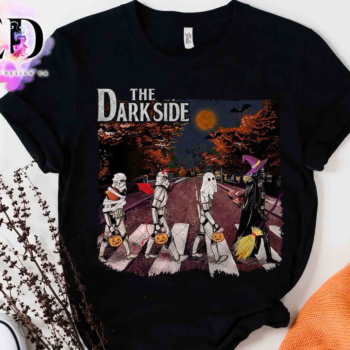 The Dark Side Darth Vader And Stormtrooper Abbey Road Halloween Costume Shirt 1