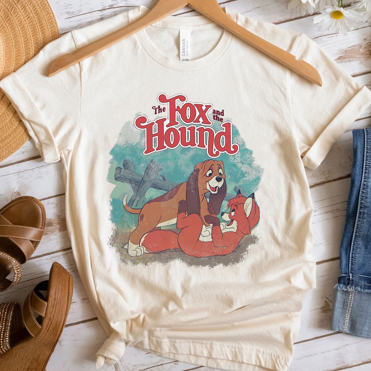 The Fox and the Hound Vintage Classic Poster Shirt 6