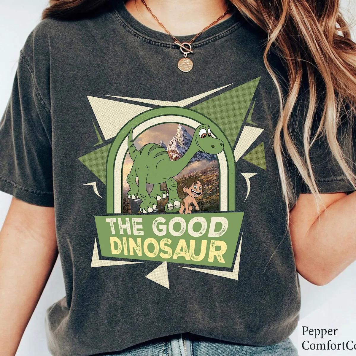 The Good Dinosaur Arlo And Spot 90s Retro Shirt 1