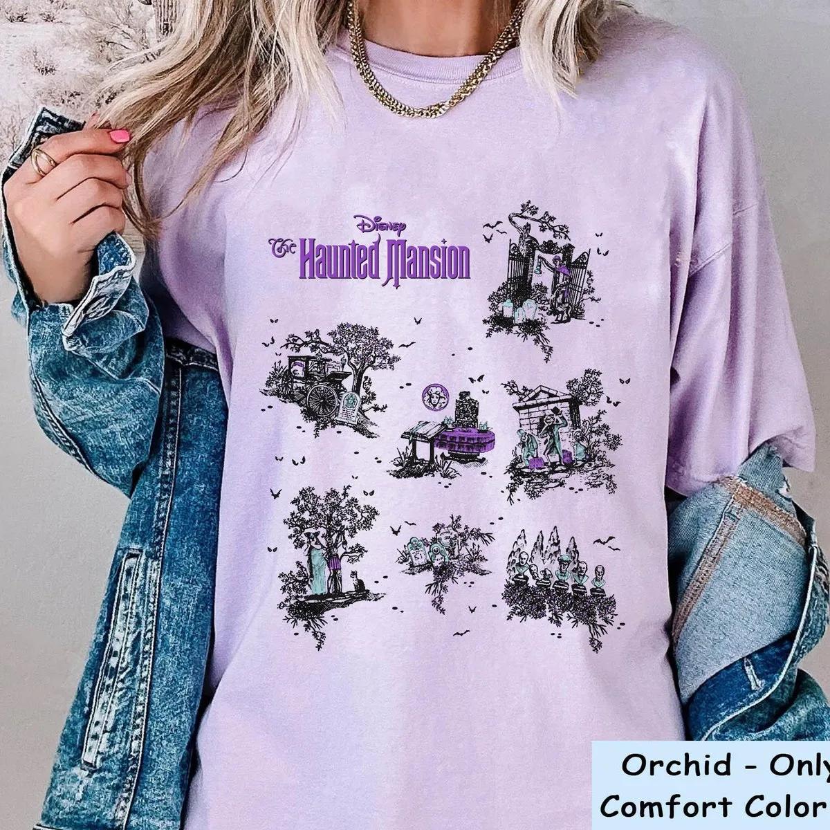 The Haunted Mansion Map Halloween Shirt 3