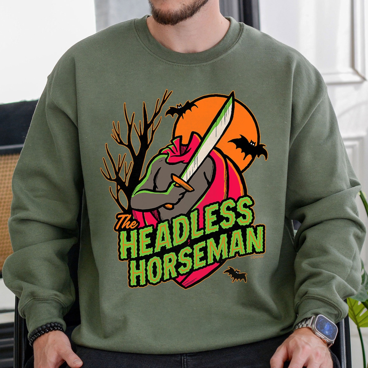 The Headless Horseman with Sword Halloween Shirt 5