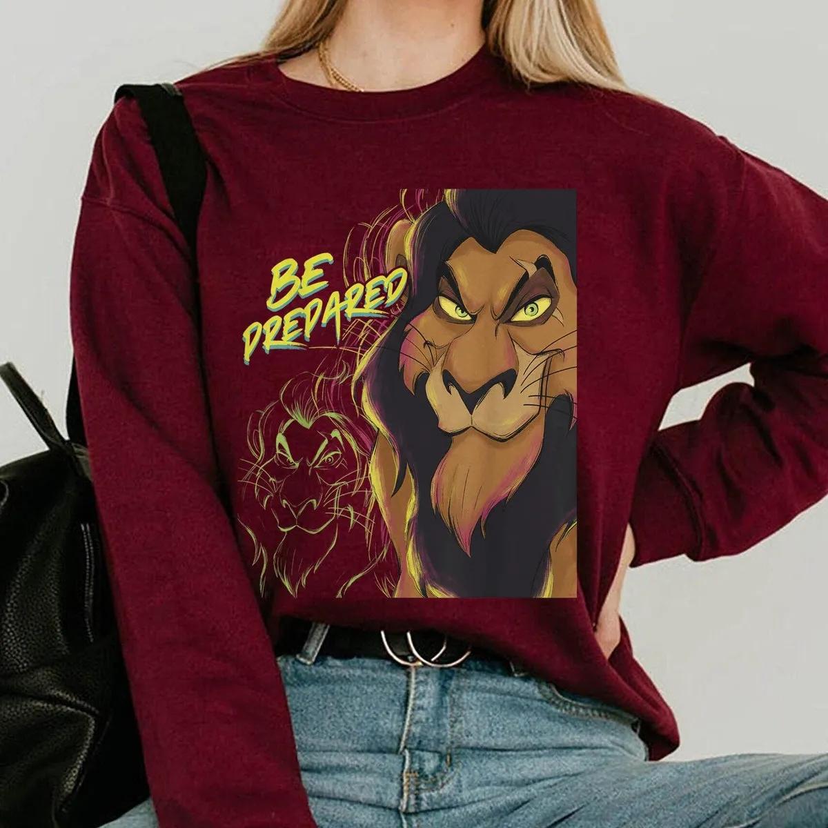 The Lion King Scar Be Prepared Shirt 2