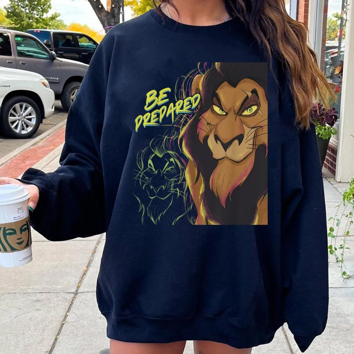 The Lion King Scar Be Prepared Shirt 3