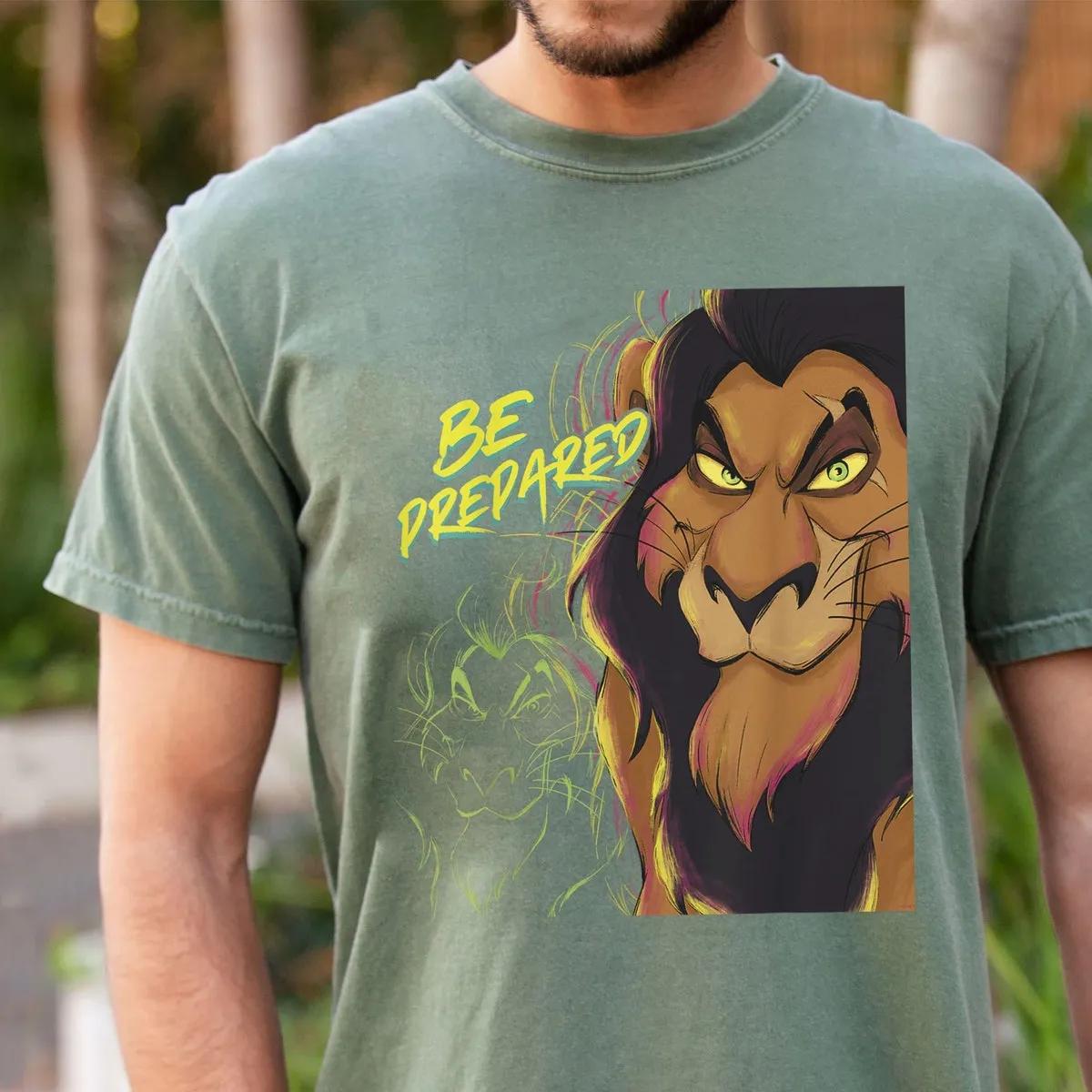 The Lion King Scar Be Prepared Shirt 4