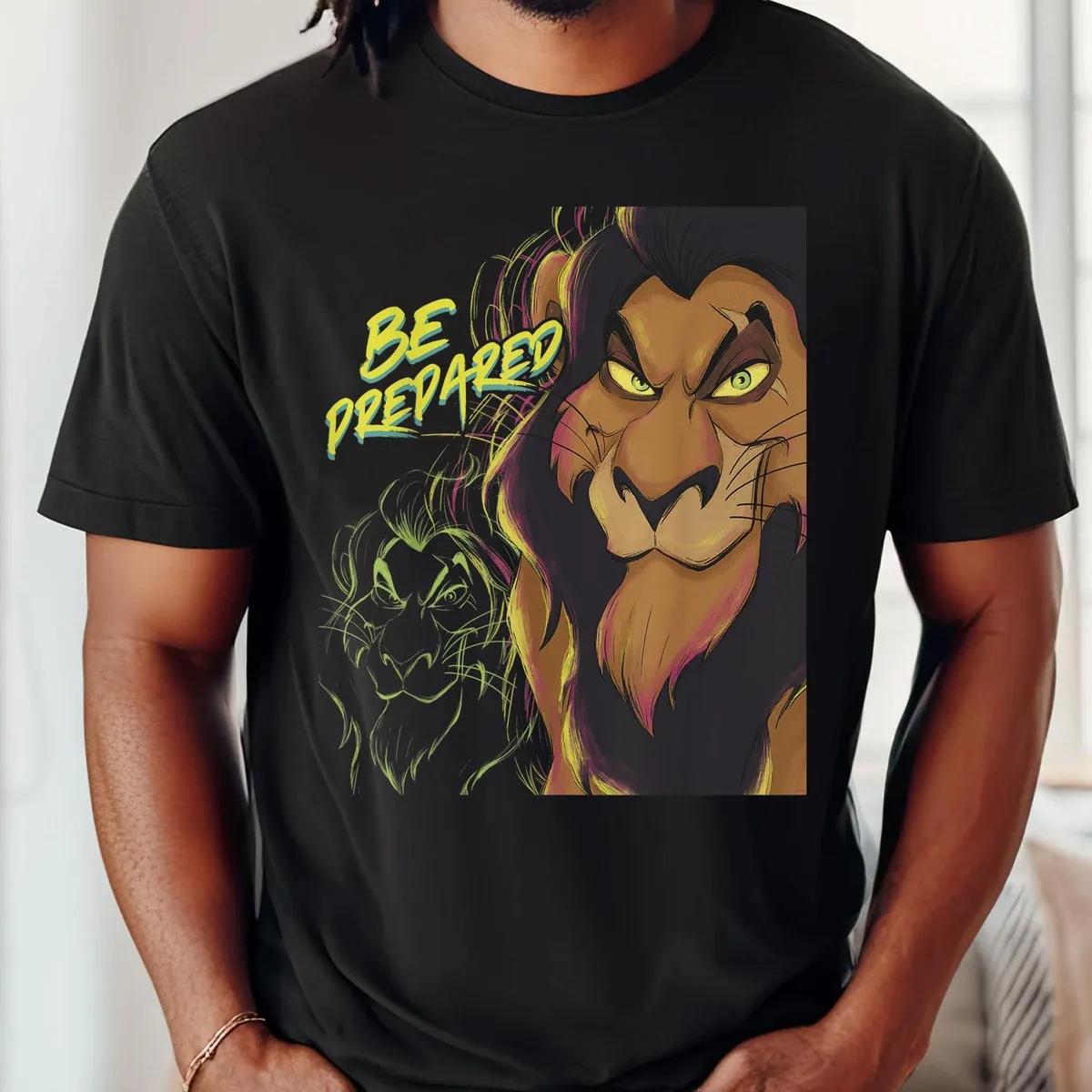 The Lion King Scar Be Prepared Shirt 5