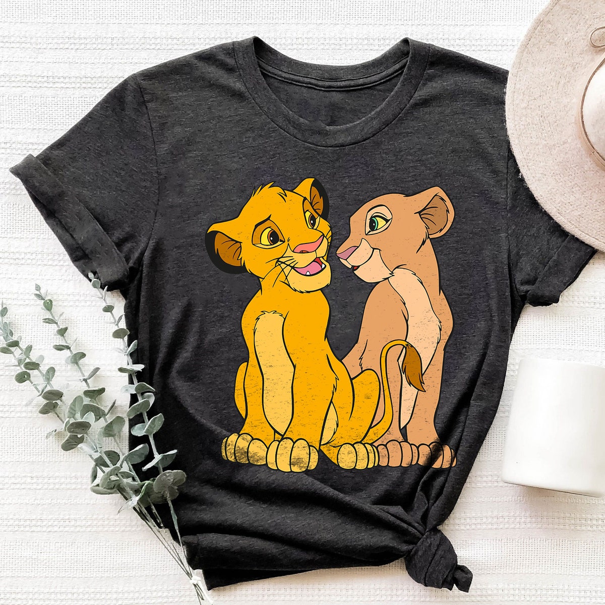 The Lion King Young Simba and Nala Together Shirt 3 1