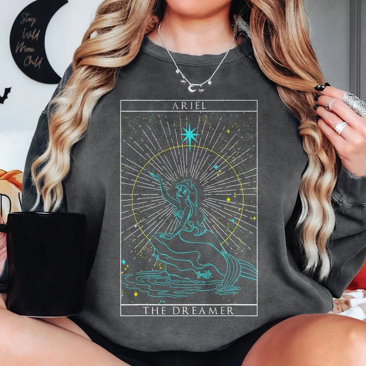 The Little Mermaid Ariel The Dreamer Tarot Card Shirt 2