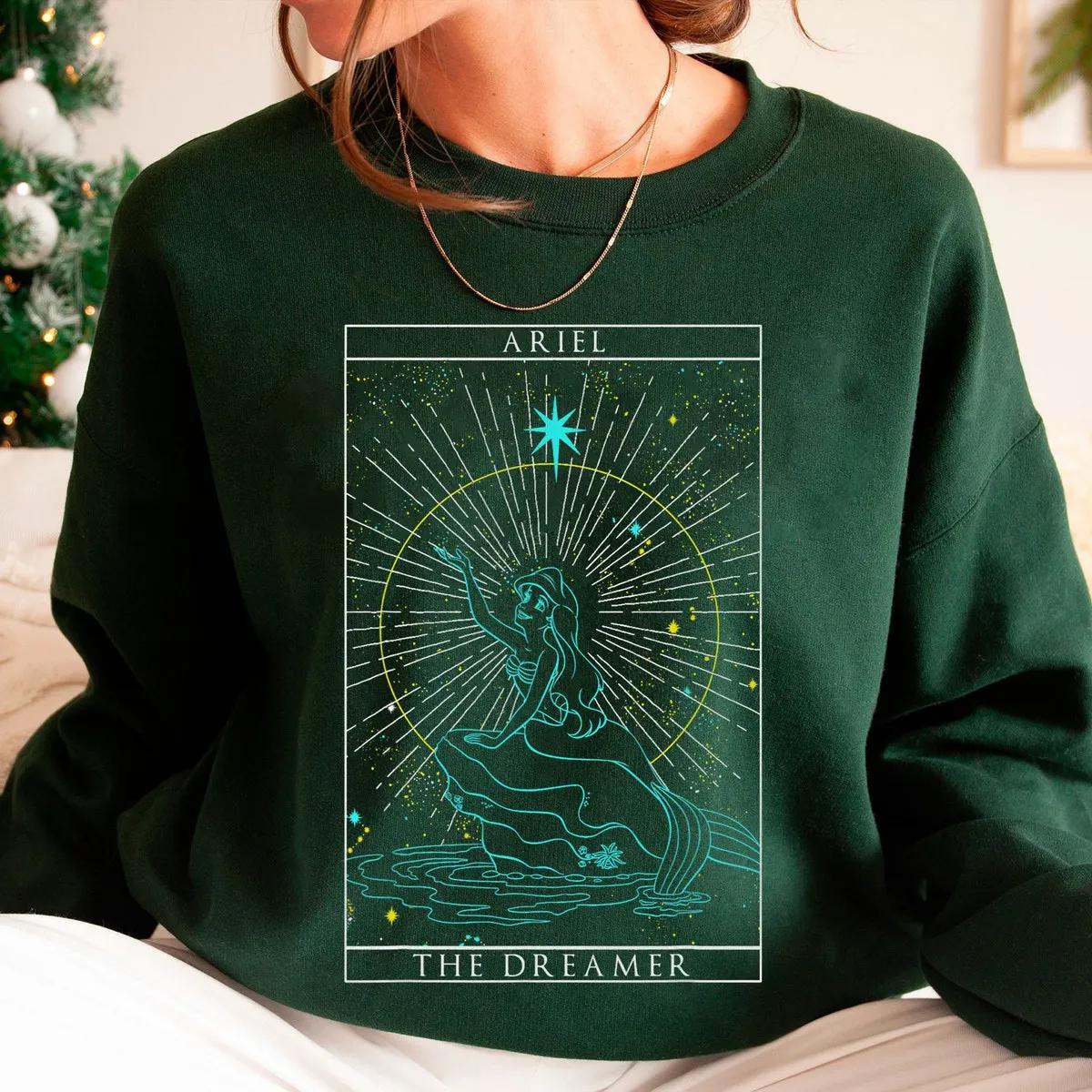 The Little Mermaid Ariel The Dreamer Tarot Card Shirt 4