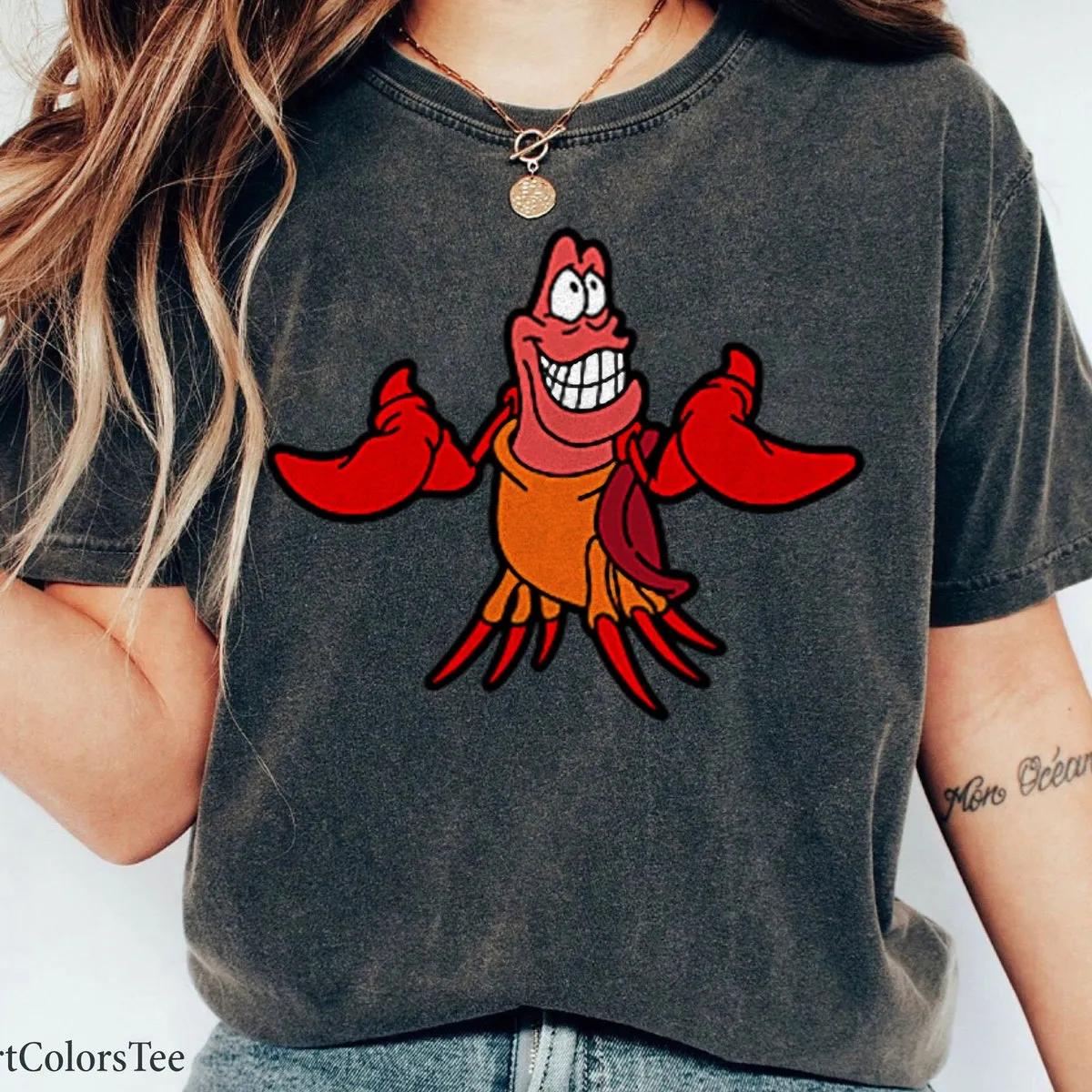 The Little Mermaid Sebastian Crab Pocket Icon Shirt 1