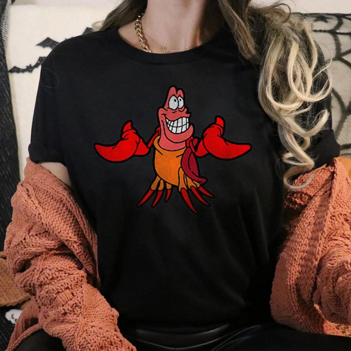 The Little Mermaid Sebastian Crab Pocket Icon Shirt 2