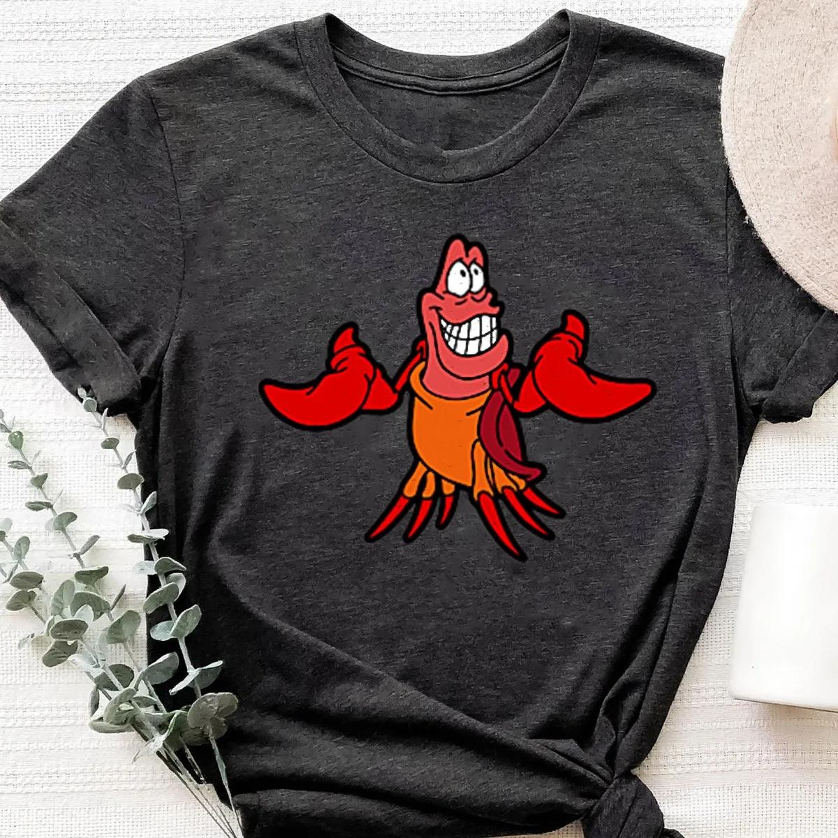 The Little Mermaid Sebastian Crab Pocket Icon Shirt 4