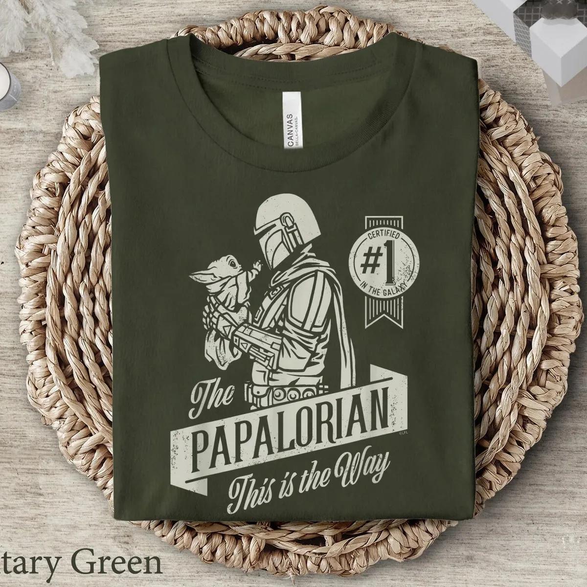 The Mandalorian and Grogu Papalorian Star Wars Shirt 5