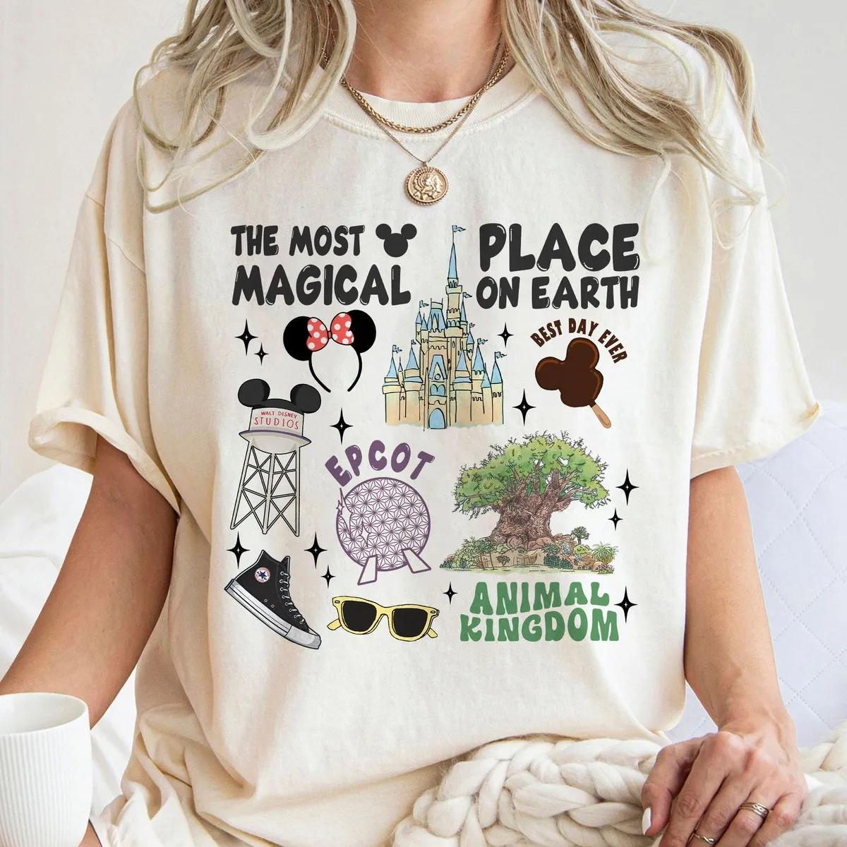 The Most Magical Place On Earth Best Day Ever Epcot Animal Kingdom Shirt 1