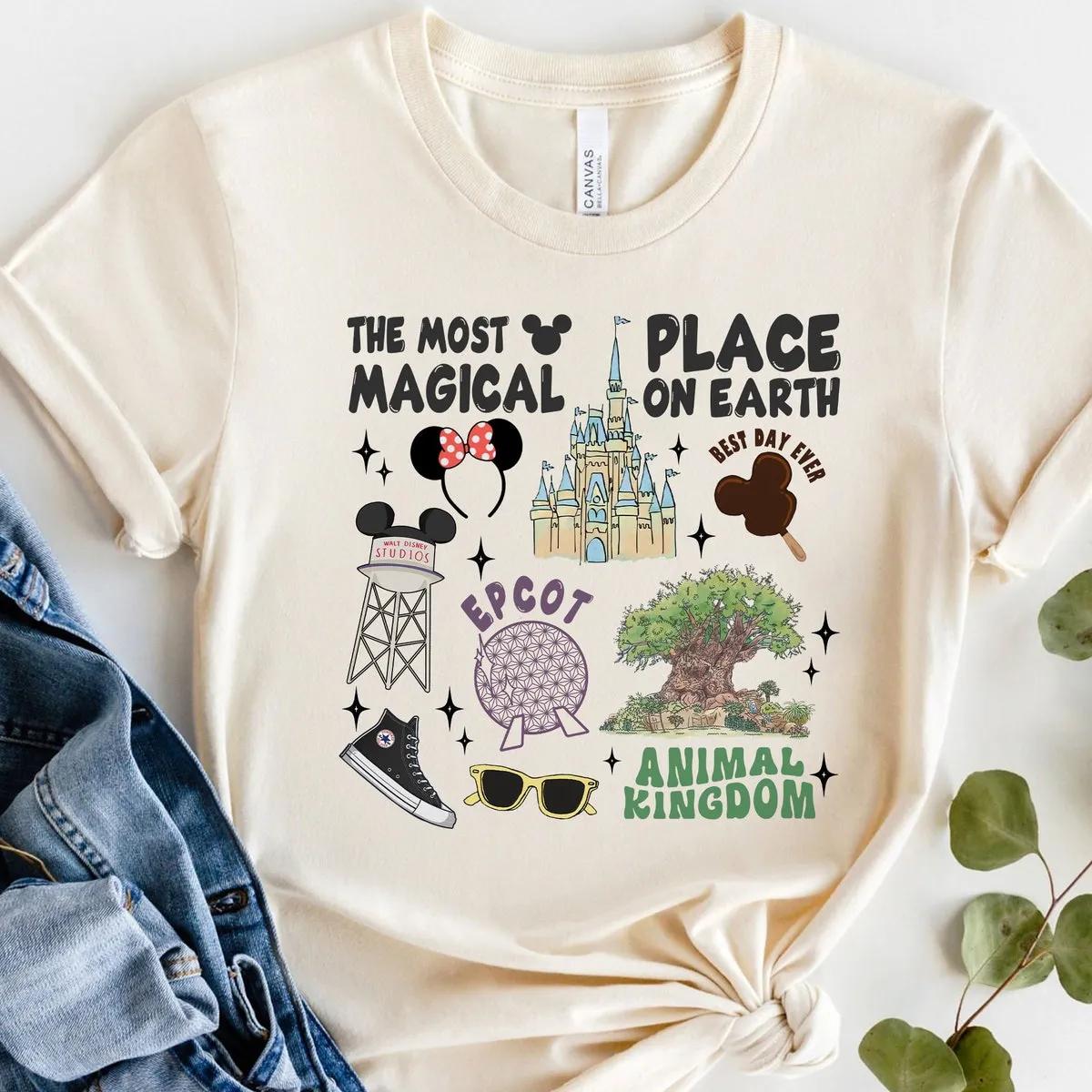 The Most Magical Place On Earth Best Day Ever Epcot Animal Kingdom Shirt 3