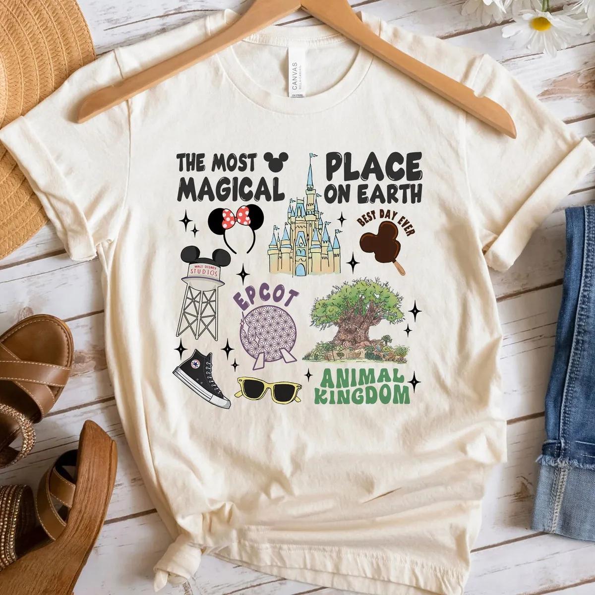 The Most Magical Place On Earth Best Day Ever Epcot Animal Kingdom Shirt 4