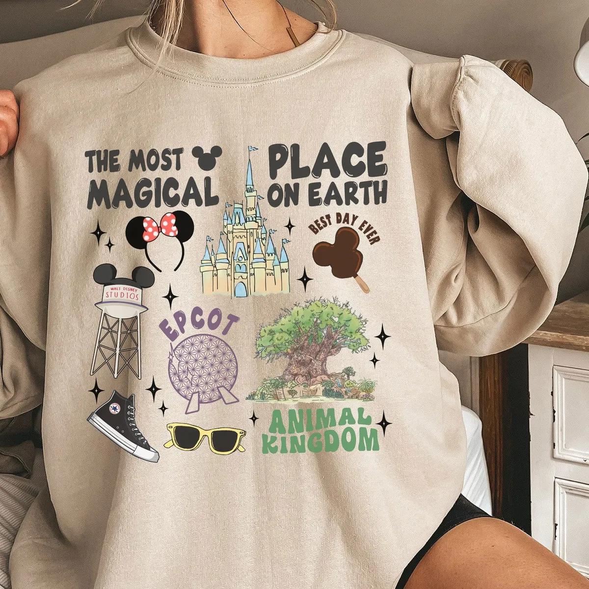 The Most Magical Place On Earth Best Day Ever Epcot Animal Kingdom Shirt 5