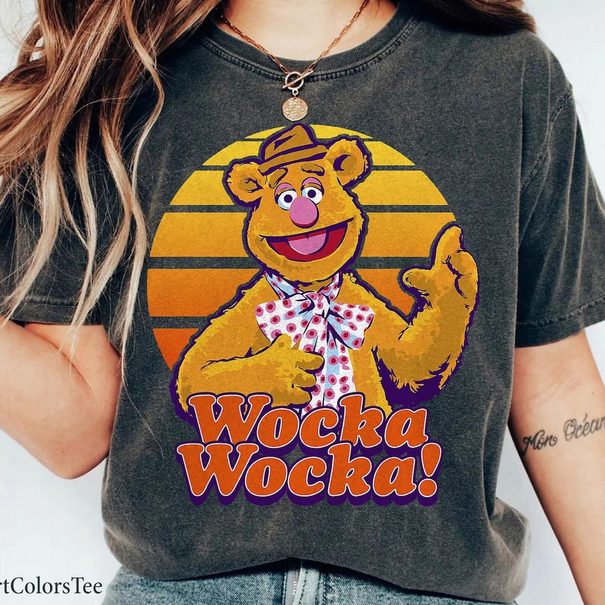 The Muppets Fozzie Bear Wocka Wocka Portrait Shirt 1