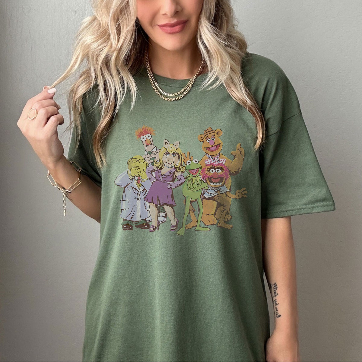 The Muppets Group Shot Illustrated Shirt 5 1