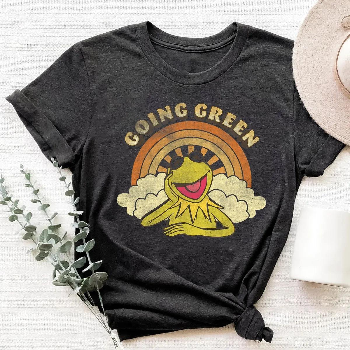 The Muppets Kermit The Frog Going Green Sunrise Shirt 2