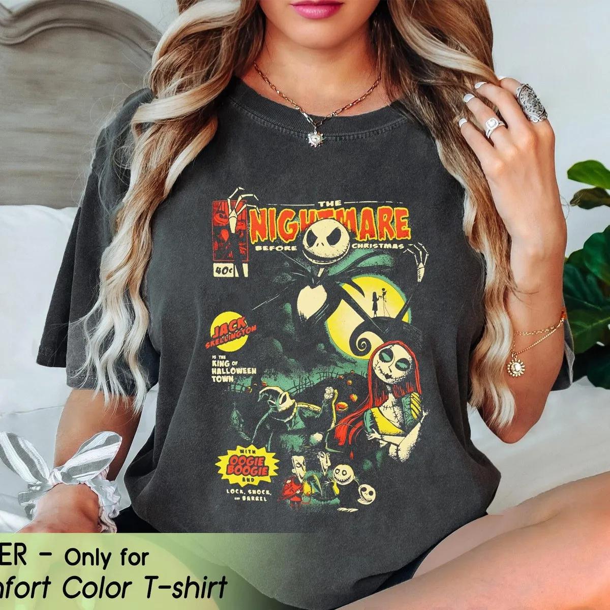 The Nightmare Before Christmas Comic Cover Shirt 2