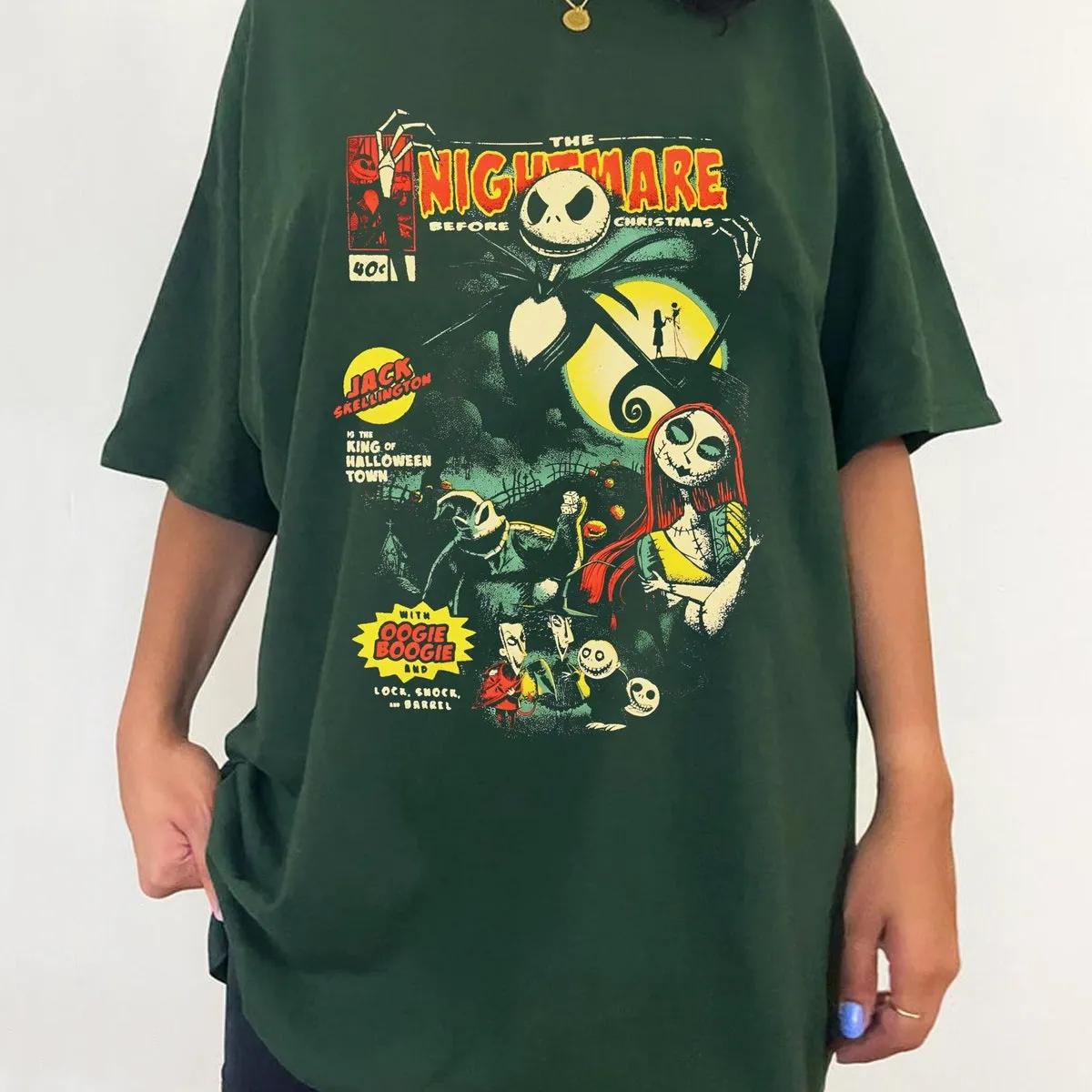 The Nightmare Before Christmas Comic Cover Shirt 4