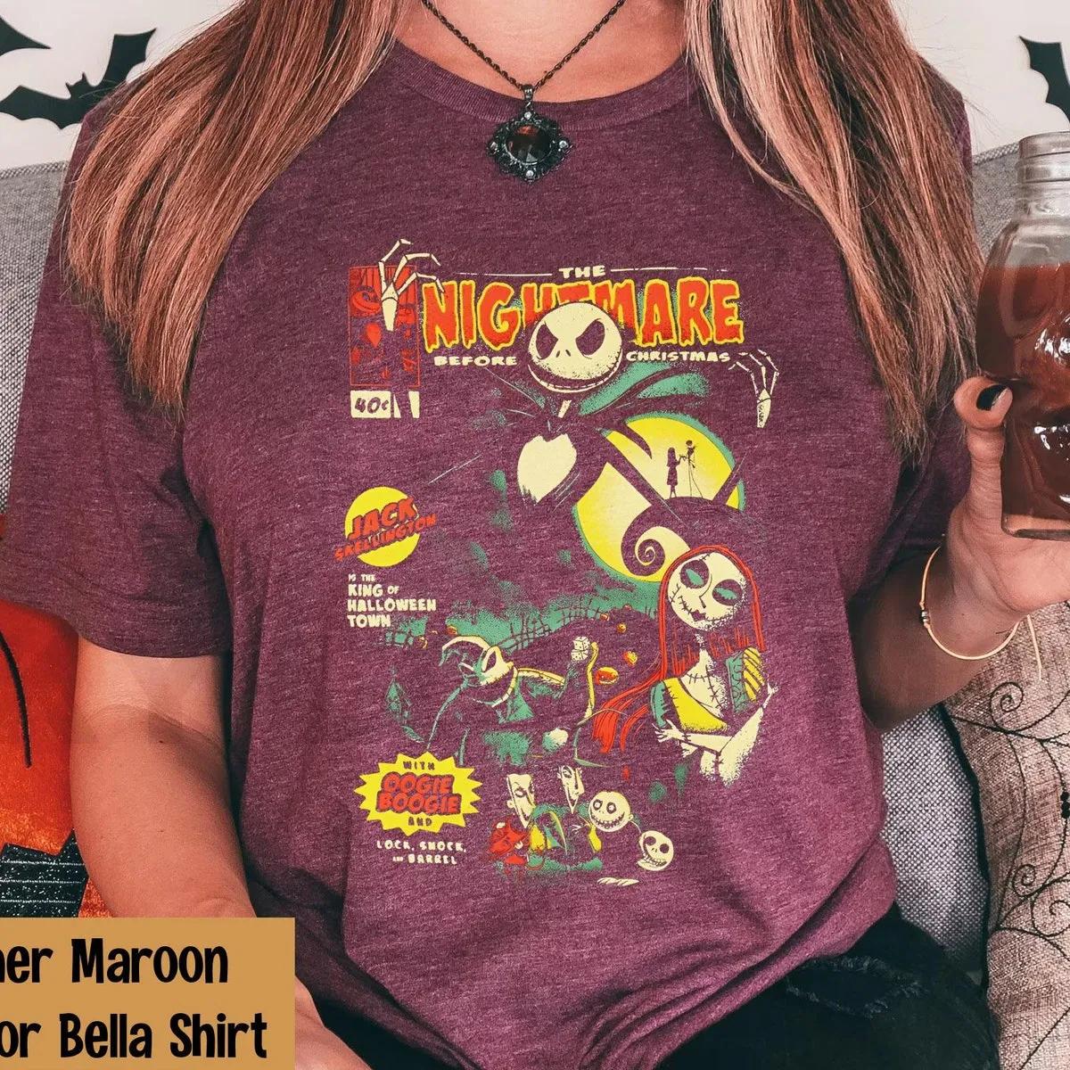 The Nightmare Before Christmas Comic Cover Shirt 6